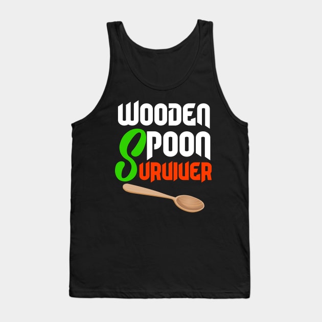 wooden spoon survivor Italian kitchen funny sarcastic Tank Top by DODG99